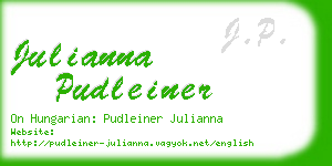 julianna pudleiner business card